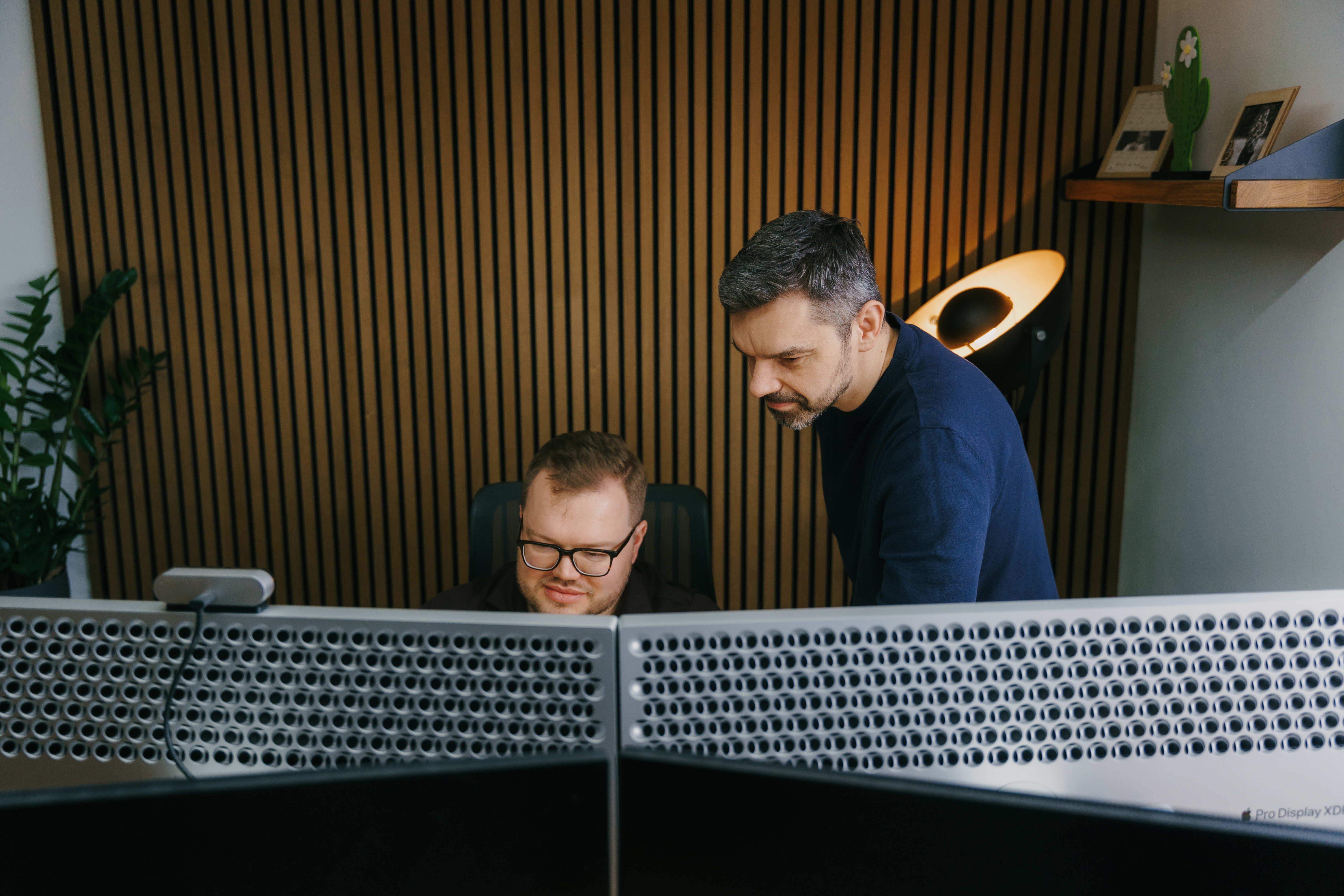 Miroslav Hoza při práci